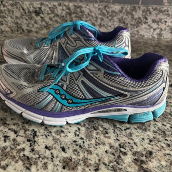 Share Saucony Omni 13 blue/purple running shoes (size 10 women), running, SALE! - Picture 4 of 10